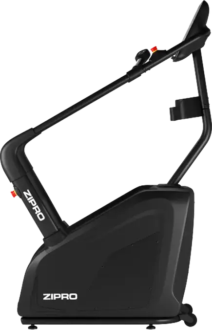 Zipro Legday Stair Stepper Trainer, 36+3 Programs, 25 Resistance Levels, Wireless Smartphone Charging, Integrated Cup Holder, Black