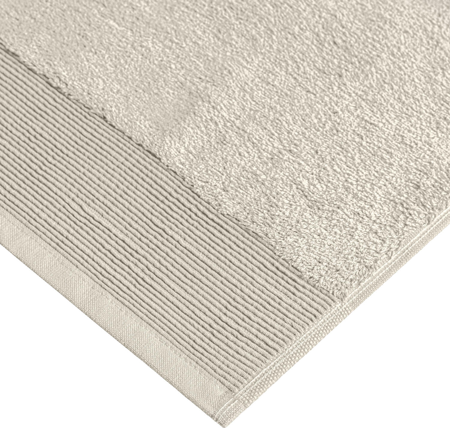 ERWIN M. LUSINI Balance Sauna Towel, 70 x 200 cm, Taupe, Cotton and Bamboo Viscose Walk Terry, OEKO-TEX Standard 100