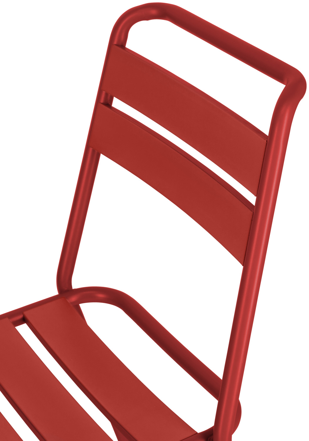 PULSIVA Sentra Outdoor Stacking Chairs, Set of 4, Weatherproof UV-Resistant E-Coated Powder-Coated Steel, 150kg Capacity, for Cafes and Gardens