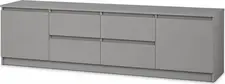 Neo 2D4S Comodă TV 200x43x53 cm Gri