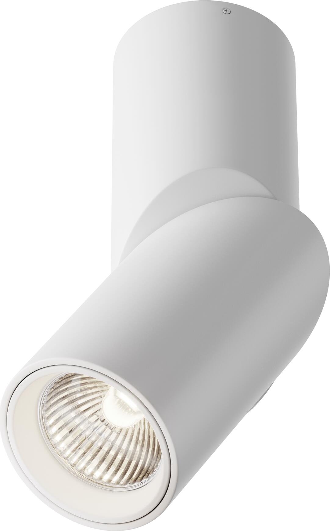 Spot LED de Tavan Ajustabil Maytoni Dafne C027CL-L10W4K, Montare la Suprafata, 10W, 4000K, 1060lm, CRI 90, Aluminiu, Alb, Diametru 50mm
