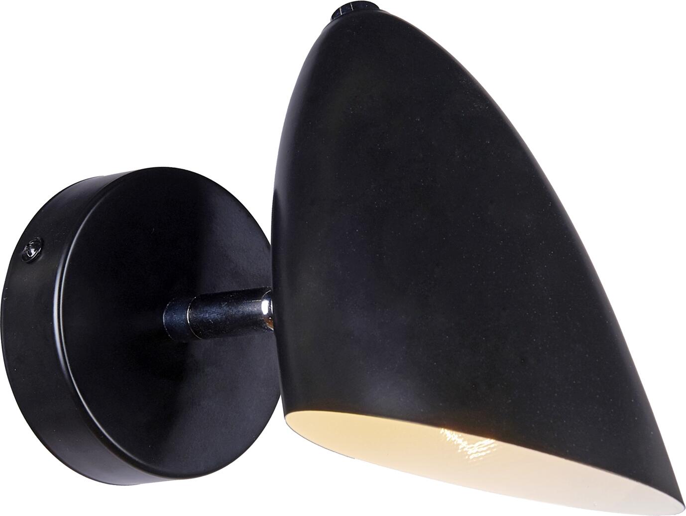 Maytoni Aida MOD033WL-01B Wall Lamp Sconce, Adjustable Metal Interior Light, E14 Socket Max 40W, Black, IP20, 189x95x190 mm
