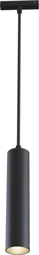 Maytoni Focus LED TR016-2-12W3K-B Pendant Light for S35 Magnetic System, 12W, 3000K, 800lm, Aluminum, Black, Ø60 x H1120 mm