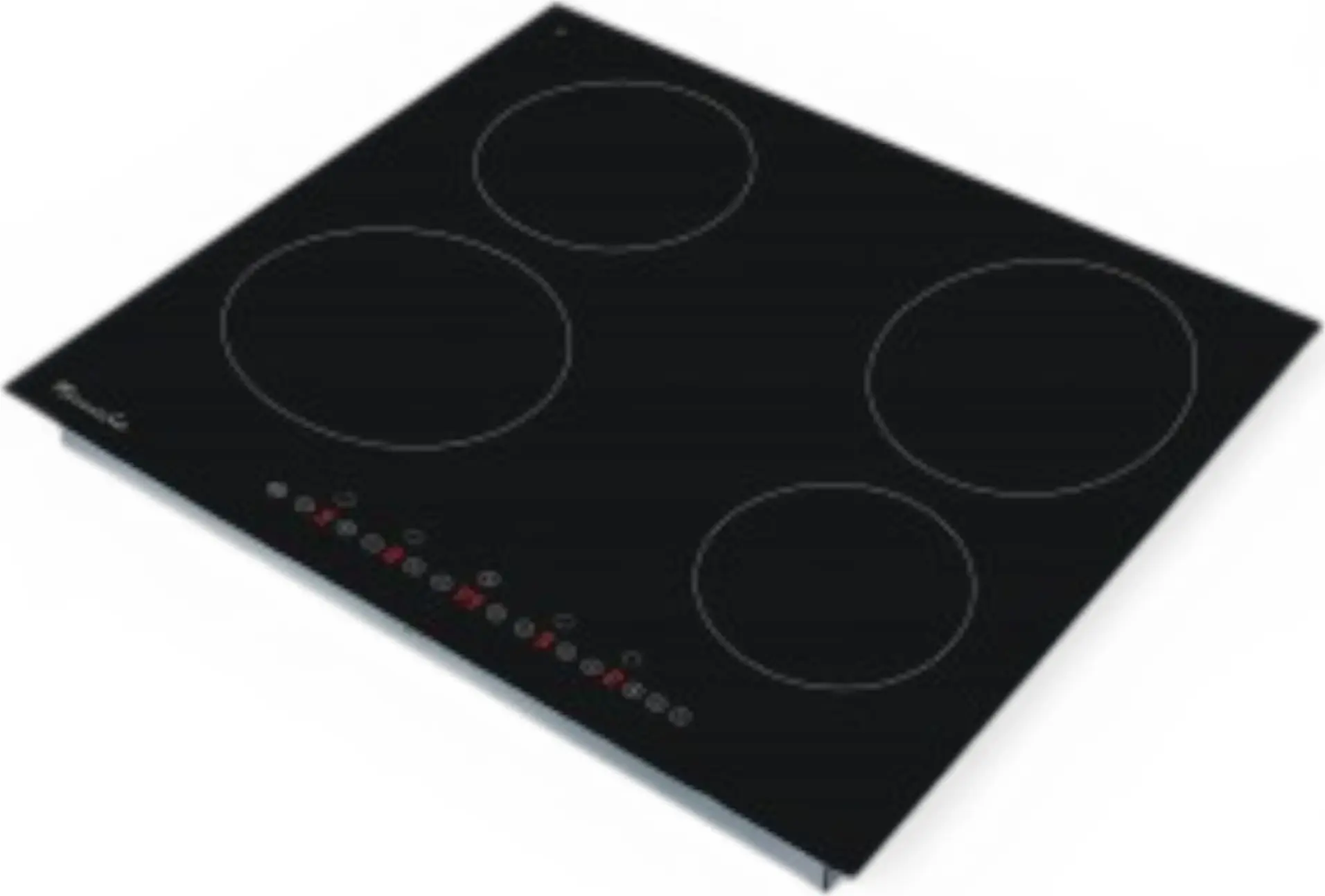 Tornado GTR-604NN Built-in Electric Glass-Ceramic Cooktop, 4 Burners, 6000W, 60 cm, Touch Control, Timer, Child Lock, Black