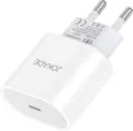 Adaptor Alimentare Jokade JB064, Incarcator de Perete 27W USB Type-C, Priza EU, Material PC Ignifug, Alb, Protectie Supratensiune si Scurtcircuit