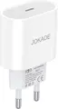 Adaptor Alimentare Jokade JB064, Incarcator de Perete 27W USB Type-C, Priza EU, Material PC Ignifug, Alb, Protectie Supratensiune si Scurtcircuit