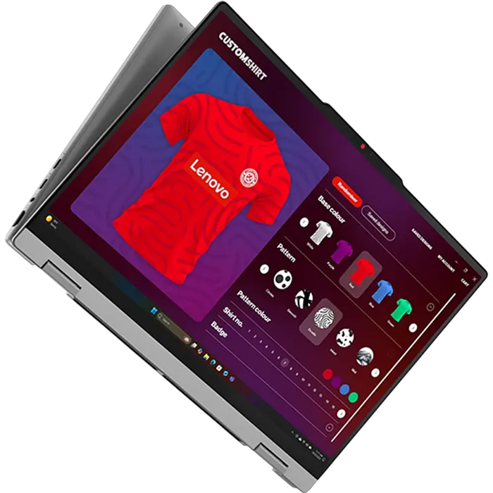 Laptop Convertibil Lenovo IdeaPad 5 2-in-1 15AGP11, Ecran Tactil 15.3" IPS WUXGA, AMD Ryzen AI 5 430, 16GB DDR5, 512GB SSD, Radeon 840M, Luna Grey, fara OS