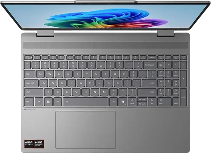 Laptop Convertibil Lenovo IdeaPad 5 2-in-1 15AGP11, Ecran Tactil 15.3" IPS WUXGA, AMD Ryzen AI 5 430, 16GB DDR5, 512GB SSD, Radeon 840M, Luna Grey, fara OS
