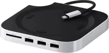 Satechi Mac Mini M4 Stand & Hub with SSD Enclosure, 2xUSB-A3.2 Gen2, USB-A2.0, SD.