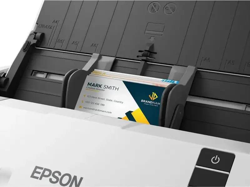 Scanner de documente Epson WorkForce DS-530III, Sheetfed, Duplex, 40 ppm/80 ipm, 600 dpi, ADF 60 pagini, USB 3.2, Ciclu Zilnic 6.500 pagini