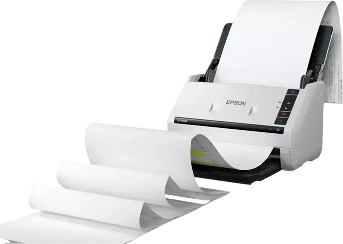 Scanner de documente Epson WorkForce DS-530III, Sheetfed, Duplex, 40 ppm/80 ipm, 600 dpi, ADF 60 pagini, USB 3.2, Ciclu Zilnic 6.500 pagini