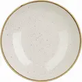 Глубокая тарелка Churchill Stonecast Barley White Coupe, 31 см, 2400 мл, супервитрифицированный фарфор, рустикальная крапчатая глазурь, набор из 6 предметов