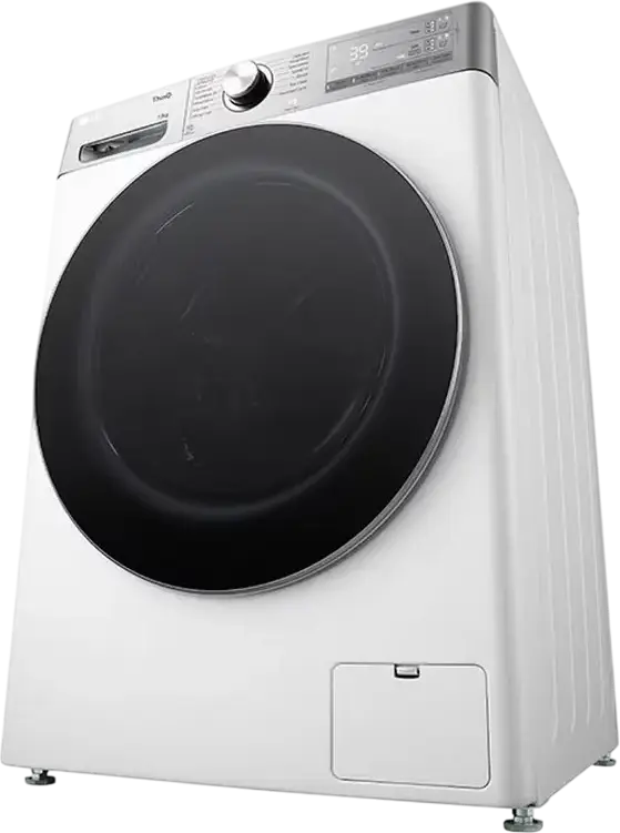 Стиральная машина LG F4WR913P3WA с фронтальной загрузкой, 13 кг, класс энергопотребления A, 1400 об/мин, AI DD, ThinQ Wi-Fi, Steam, TurboWash, ezDispense, белая