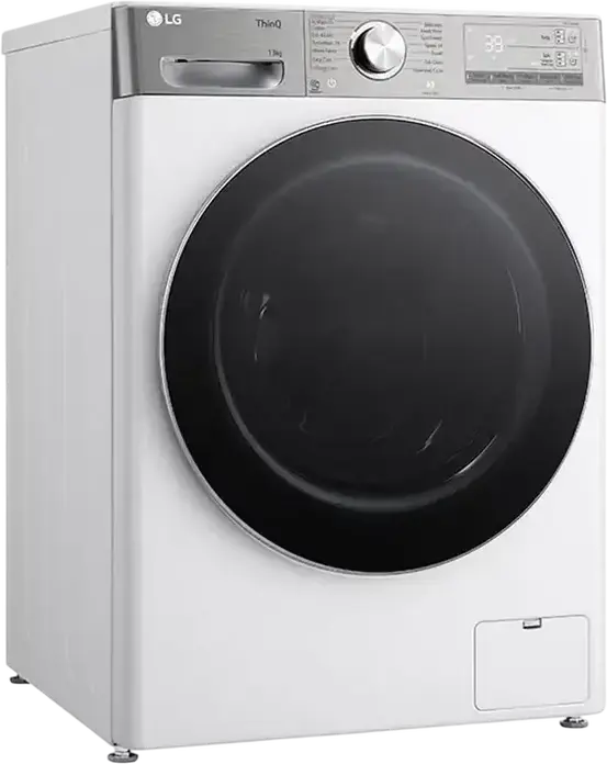Стиральная машина LG F4WR913P3WA с фронтальной загрузкой, 13 кг, класс энергопотребления A, 1400 об/мин, AI DD, ThinQ Wi-Fi, Steam, TurboWash, ezDispense, белая