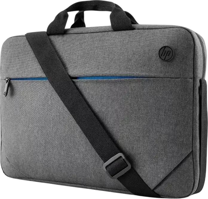 HP Prelude Laptop Bag for 17.3 inch Laptops, Water Resistant Grey Polyester Case with Adjustable Shoulder Strap and Top Handle