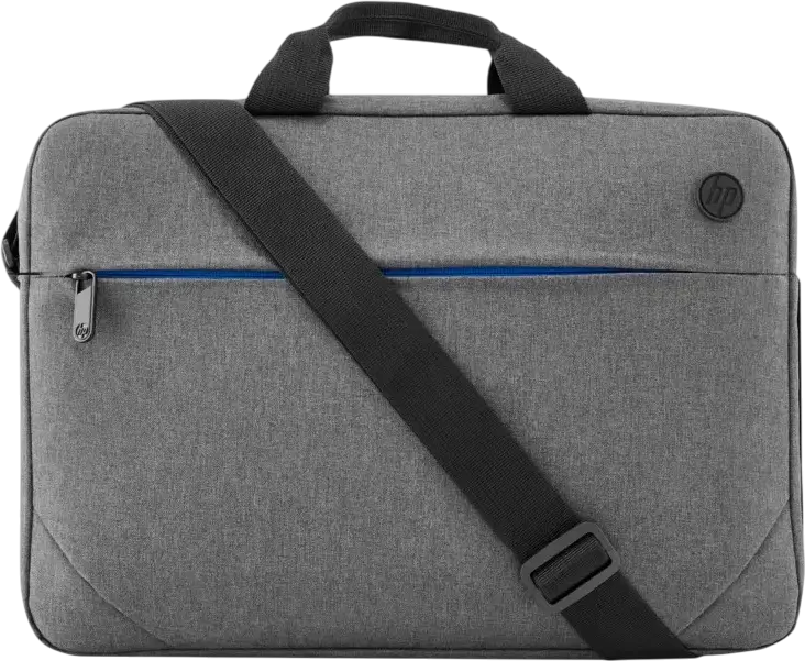 HP Prelude Laptop Bag for 17.3 inch Laptops, Water Resistant Grey Polyester Case with Adjustable Shoulder Strap and Top Handle