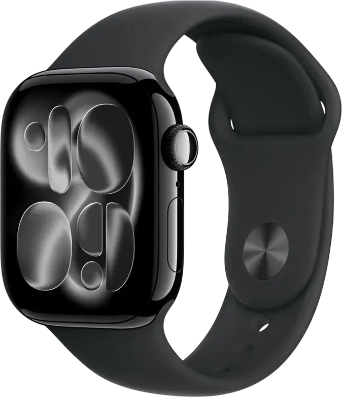 Apple Watch Series 11 Smartwatch, 42mm Aluminum Case, S10 Chip, 64GB, Retina LTPO3 OLED Display, Ion-X Glass, 5 ATM Water Resistant, GPS, Black