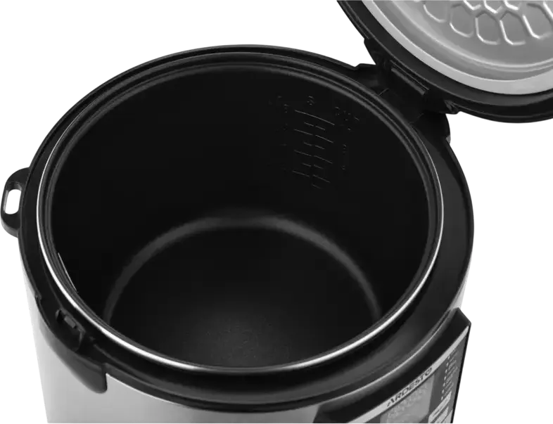 Multigatitor Ardesto MC-P21, Bol Aluminiu Turnat 5L cu Invelis Non-stick Daikin, 860W, 21 Programe Automate, Control Touch LED, Argintiu