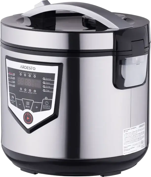 Ardesto MC-X16X Multifunctional Multicooker, 4L Bowl, 860W, 16 Automatic Programs, Stainless Steel Case, Non-stick Coating, Digital Touch Control