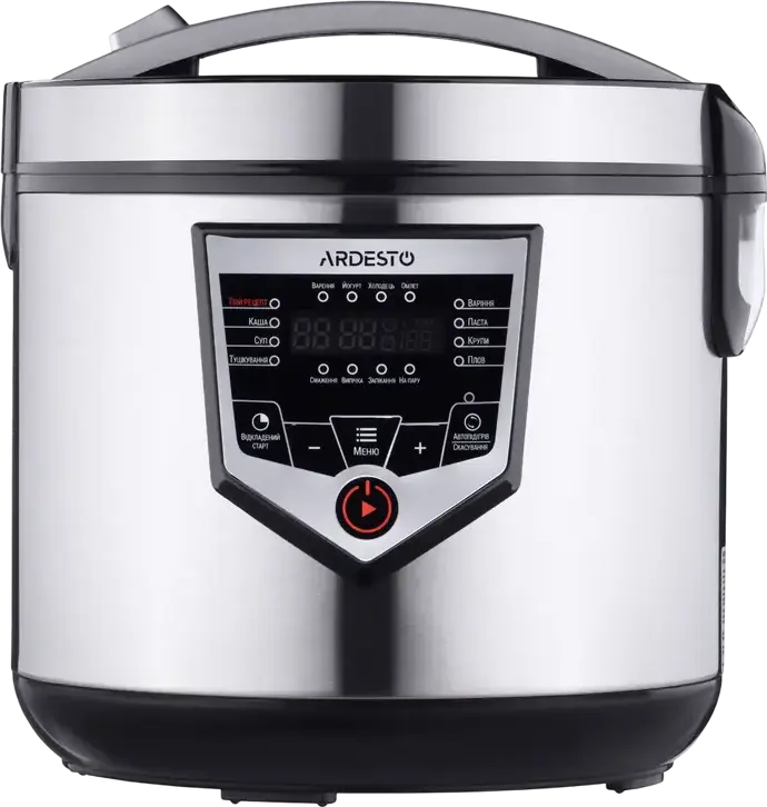 Ardesto MC-X16X Multifunctional Multicooker, 4L Bowl, 860W, 16 Automatic Programs, Stainless Steel Case, Non-stick Coating, Digital Touch Control