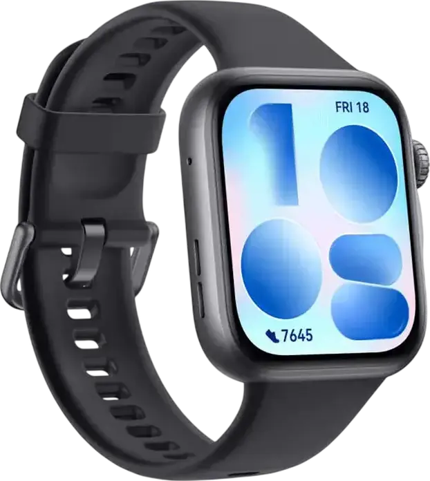 Смарт-часы Huawei Watch Fit 5, AMOLED-дисплей 1.82", Титановый корпус, Память 32 ГБ, Водонепроницаемость 5 ATM, GPS, Датчик пульса, Цвет: Черный