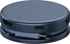 Satechi OntheGo™ 5-in-1 Multiport Indigo, USB-C Host, USB-C PD60W, USB-C 3.2Gen1, USB-A 3.2Gen1, SD