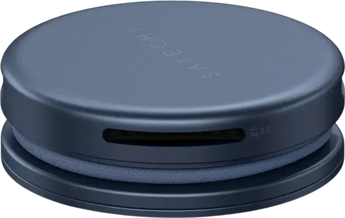Многопортовый адаптер Satechi OntheGo 5-in-1, USB-C хаб с HDMI 4K/60Гц, PD 60Вт, USB-C и USB-A 3.2 Gen 1, слотом для SD-карт, алюминий, магнитный монтаж
