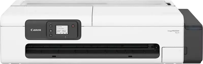 Imprimanta Plotter Canon imagePROGRAF TC-21 24", Format Mare, 4 Culori Cerneala Pigment, 2400x1200 dpi, 1GB RAM, Wi-Fi, Ethernet, A1/A3/A4, cu Set Cerneala