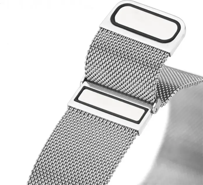 DUX DUCIS Milanese Loop Strap for Apple Watch 42mm 44mm 45mm, Stainless Steel Magnetic Mesh Band, Scratch-Resistant and Durable