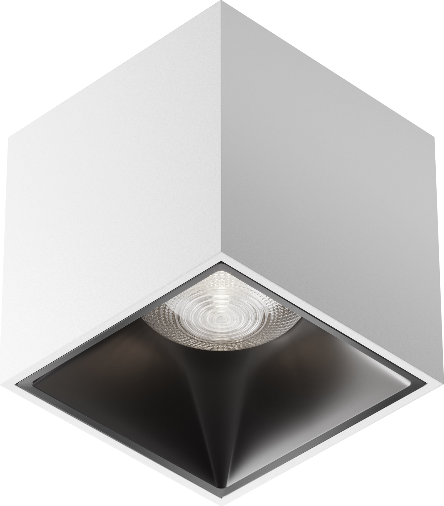 Светильник потолочный Maytoni Alfa LED C065CL-L12W4K-D, накладной, 12Вт, 4000К, 900лм, диммируемый TRIAC, белый алюминий, 70x70x70мм
