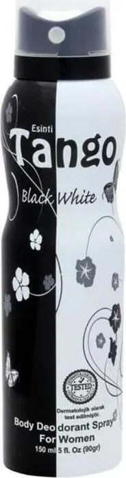 Deodorant Spray pentru Femei Tango Esinti Black & White, Testat Dermatologic, 150ml
