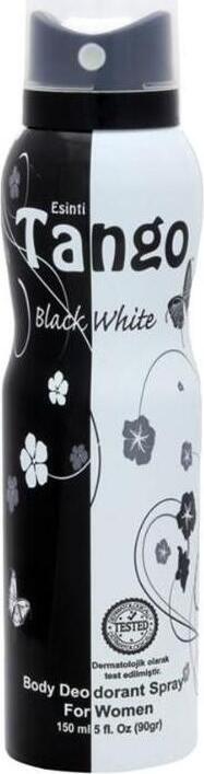 Deodorant Spray pentru Femei Tango Esinti Black & White, Testat Dermatologic, 150ml