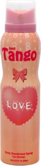 Tango Love Body Deodorant Spray for Women, Long Lasting Freshness and Odor Protection, Delicate Skin Formula, 150 ml