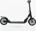 G116 D-Y Urban Kick Scooter for Adults and Teenagers, Folding Robust Frame, Anti-slip Platform, Hand Brake, 100kg Capacity, Black and Red