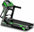 banda de alergat Fitness F1 pliabila, Motor 3 CP Peak, Viteza 14 km/h, Suporta pana la 140 kg, Bluetooth, MP3, USB, cu Masajor si Set Gantere