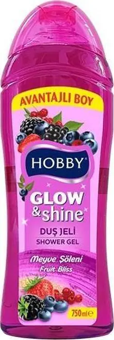 Gel de Dus Hobby Glow & Shine Fruit Bliss Hidratare si Ingrijire Zilnica pentru Toate Tipurile de Piele, 750ml FT355750