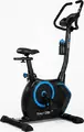 Thunder TRIX Vertical Electromagnetic Fitness Bike, 32 Resistance Levels, 8kg Flywheel, LCD Console, Bluetooth, 24 Programs, Max 150kg, Black/Blue