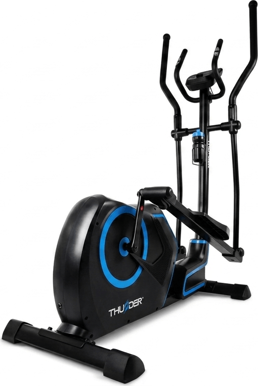 Thunder ZEPHYR Elliptical Trainer, Electromagnetic Resistance 32 Levels, 40 cm Stride, 10 kg Flywheel, 24 Programs, Bluetooth, LCD Bluestone, Max 150 kg
