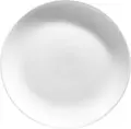 Set de 6 piese farfurii Vega Lusini Ashley din sticla temperata, 19 cm, albe, rotunde, rezistente la cuptor, microunde si masina de spalat vase