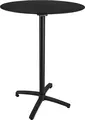 Барный стол для улицы VEGA Taipa из алюминия, круглый 80x108 см, черный с порошковым покрытием, складная столешница, погодоустойчивый