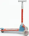 GT 2285 Kids Scooter with LED Dynamo Wheels, Adjustable Telescopic Handle, Wide Anti-Slip Deck, Aluminum Frame, Orange