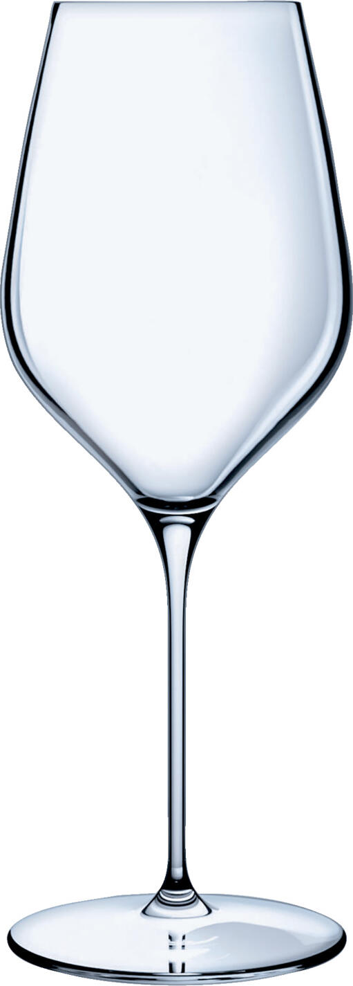 Chef & Sommelier Arc France SAS White wine glass Mylla extra fine Weißweinglas Mylla extra fein White wine glass Mylla extra fine; 470 ml, 9x23.5 cm (ØxH); transparent; 6 piece / pack Weißweinglas Mylla extra fein; 470 ml, 9x23.5 cm (ØxH); transparent; 6 Stück / Pack This white wine glass, with a capacity of 470 ml, has been specially designed for the stylish presentation of white wine and combines modern elegance with professional everyday practicality. The finely balanced bowl shape enhances the full expression of freshness, fruit and delicate aromas – ideal for upmarket restaurants, hotels, wine bars and discerning wine service. Crafted from high-quality KRYSTA Extra Thin crystal glass, this white wine glass impresses with its exceptional transparency, brilliant clarity and particularly delicate craftsmanship. The rim, bowl and stem are on average up to 40 per cent thinner than those of classic wine glasses, giving the glass a light, elegant appearance and a premium feel. The ultra-fine rim, just 0.7 mm thick, ensures a smooth and precise flow of wine. This allows the white wine and its delicate aromas to reach the palate in a particularly balanced manner, revealing their structure clearly and harmoniously. The elegant 4 mm-thin stem offers a comfortable balance and emphasises the high-quality craftsmanship for professional use. With a transparency index of 98.8 per cent, the KRYSTA crystal glass offers maximum brilliance and a high-quality presentation of the wine. At the same time, the glass remains permanently clear and durable even after up to 2,000 wash cycles in professional dishwashers – perfect for daily use in the HORECA sector. The timeless design and exceptionally fine texture make this 470 ml white wine glass the ideal choice for modern wine service and stylish table settings. Key benefits at a glance White wine glass with a 470 ml capacity High-quality KRYSTA Extra Thin crystal glass with high transparency Ultra-fine rim (0.7 mm) for a precise drinking experience Elegant 4 mm thin stem with excellent balance Professional dishwasher resistance up to 2,000 wash cycles Dieses Weißweinglas mit 470 ml Volumen wurde speziell für die stilvolle Präsentation von Weißwein entwickelt und vereint moderne Eleganz mit professioneller Alltagstauglichkeit. Die fein abgestimmte Kelchform unterstützt die optimale Entfaltung von Frische, Frucht und feinen Aromen – ideal für gehobene Gastronomie, Hotellerie, Weinbars und anspruchsvollen Weinservice. Gefertigt aus hochwertigem KRYSTA Extra Thin Kristallglas überzeugt das Weißweinglas durch außergewöhnliche Transparenz, brillante Klarheit und eine besonders filigrane Verarbeitung. Mundrand, Kelch und Stiel sind durchschnittlich bis zu 40 % dünner als bei klassischen Weingläsern und verleihen dem Glas eine leichte, elegante Optik mit hochwertiger Haptik. Der ultrafeine Mundrand mit nur 0,7 mm Stärke sorgt für einen weichen und präzisen Trinkfluss. Dadurch gelangen Weißwein und feine Aromen besonders ausgewogen auf die Zunge und entfalten ihre Struktur klar und harmonisch. Der elegante 4 mm dünne Stiel bietet eine angenehme Balance und unterstreicht die hochwertige Verarbeitung im professionellen Einsatz. Mit einem Transparenzindex von 98,8 % bietet das KRYSTA Kristallglas maximale Brillanz und eine hochwertige Präsentation des Weins. Gleichzeitig bleibt das Glas selbst nach bis zu 2.000 Spülgängen in professionellen Geschirrspülmaschinen dauerhaft klar und widerstandsfähig – perfekt für den täglichen Einsatz im HORECA-Bereich. Die zeitlose Linienführung und die außergewöhnlich feine Struktur machen dieses 470 ml Weißweinglas zur idealen Wahl für modernen Weinservice und stilvolle Tischkultur. Vorteile auf einen Blick Weißweinglas mit 470 ml Volumen Hochwertiges KRYSTA Extra Thin Kristallglas mit hoher Transparenz Ultrafeiner Mundrand mit 0,7 mm für ein präzises Trinkerlebnis Eleganter 4 mm dünner Stiel mit ausgewogener Balance Professionelle Spülmaschinenbeständigkeit bis zu 2.000 Spülzyklen