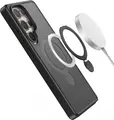 Husa DUX DUCIS Yind Mag 360 Stand Case pentru Samsung Galaxy S25 Ultra, Negru, Decupajuri, Inel Magnetic Compatibil MagSafe, Suport Rotativ 360, PC si TPU Shockproof