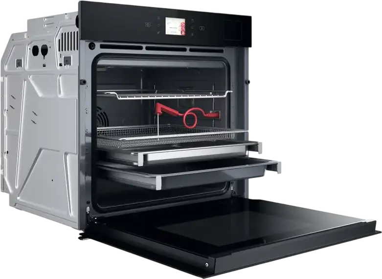 Whirlpool WOI11P8FHT2SBAF Built-in Electric Oven, 73L, A++, Black, 6th Sense Technology, Ready2Cook, Steam Cleaning, Meat Probe, 59.5x59.7x56.4 cm