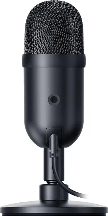 Microfon Condensator USB Razer Seiren V2 X, Tip Supercardioida, Capsula 25mm, Limitator Digital Integrat, Monitorizare Zero-Latency, Negru