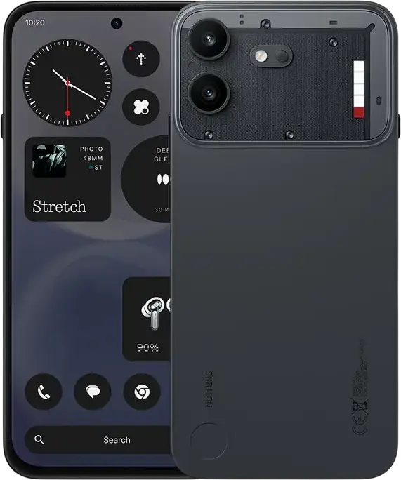 Smartphone Nothing Phone 4b A009P, Negru, Qualcomm Snapdragon 6 Gen 4, 8GB RAM, 128GB Stocare, Ecran AMOLED 6.77" 120Hz, Camera 50MP OIS, Baterie 5200mAh, IP64