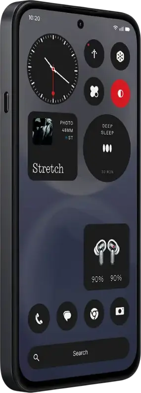 Smartphone Nothing Phone 4b A009P, Negru, Qualcomm Snapdragon 6 Gen 4, 8GB RAM, 128GB Stocare, Ecran AMOLED 6.77" 120Hz, Camera 50MP OIS, Baterie 5200mAh, IP64