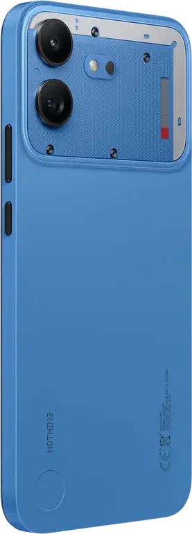 Nothing Phone 4b A009P Smartphone, Blue, Qualcomm Snapdragon 6 Gen 4, 8GB RAM, 128GB Storage, 6.77" AMOLED 120Hz Display, 50MP OIS Camera, 5200mAh Battery, IP64