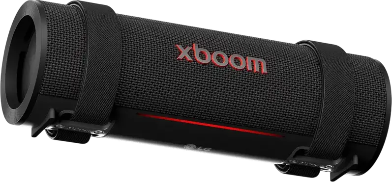 Boxa Portabila Bluetooth LG XBOOM Grab, Tuned by will.i.am, 30W RMS, Rezistenta la Apa IP67, Baterie 20h, Bluetooth 5.4, Efecte de Lumina, Negru