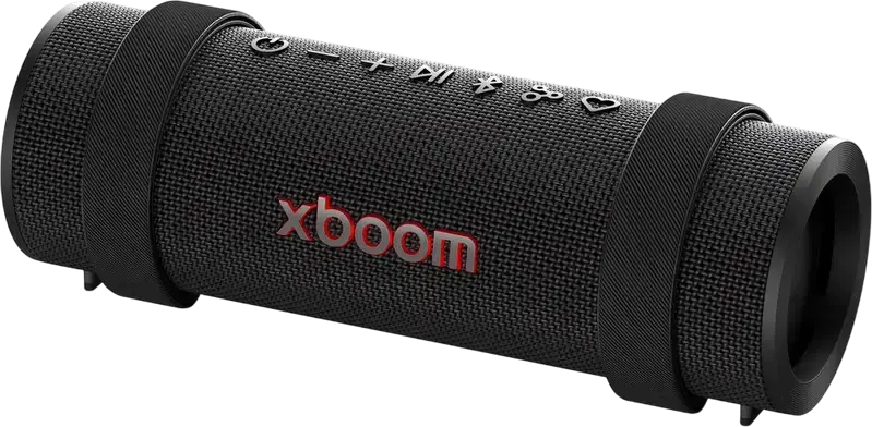 Boxa Portabila Bluetooth LG XBOOM Grab, Tuned by will.i.am, 30W RMS, Rezistenta la Apa IP67, Baterie 20h, Bluetooth 5.4, Efecte de Lumina, Negru